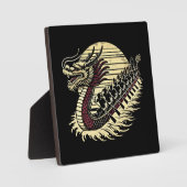 Dragon Boat Racing - Vintages Dragon Boat Team Fotoplatte (Vorderseite)