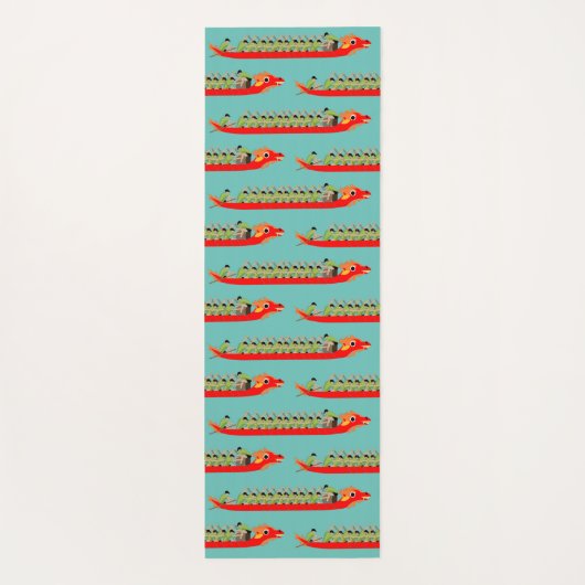 Dragon Boat Racing Yogamatte (Rückseite)