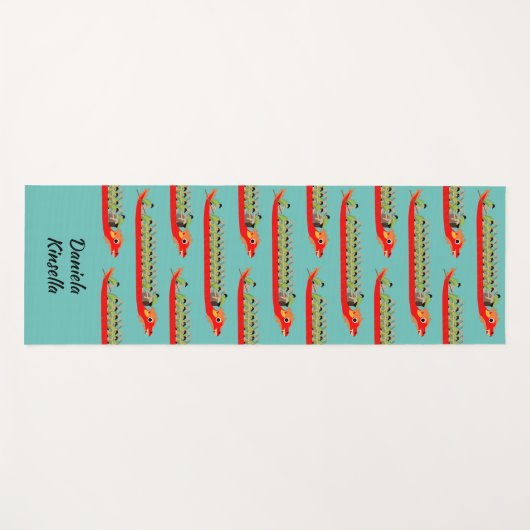 Dragon Boat Racing Yogamatte (Vorderseite (Horizontal))