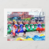 Dragon Boats Baltimore MD Postkarte (Vorne/Hinten)