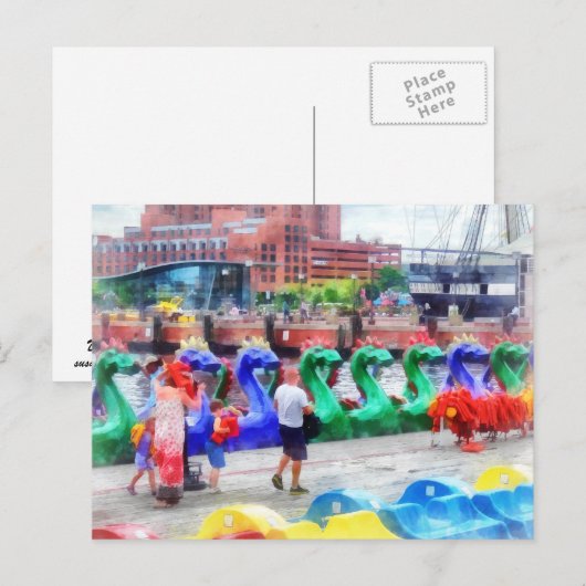 Dragon Boats Baltimore MD Postkarte (Vorne/Hinten)