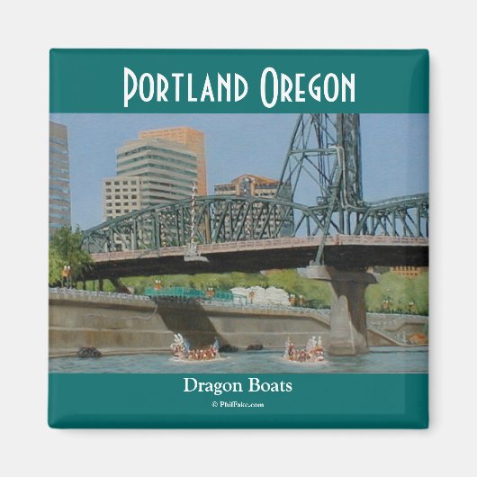 Dragon Boats Magnet (Vorne)