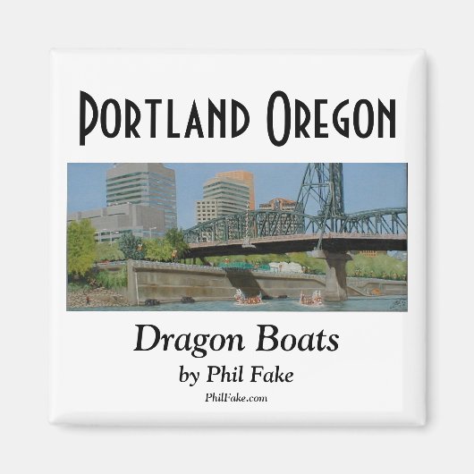 Dragon Boats Magnet (Vorne)