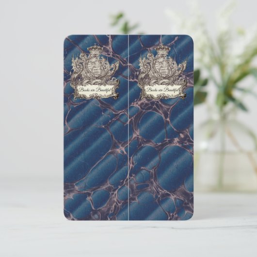 Dragon Bookish Lesezeichen Begleitkarte (Stehend Vorderseite)