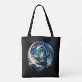 Dragon Bookworm, Mondlichtlesung Tasche (Rückseite)