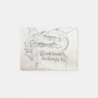 Dragon-Buchzeichen Post-it Klebezettel