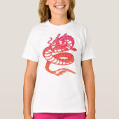 Dragon bunt Dragon Shirt, Elegant Dragon T-Shi T-Shirt (Vorderseite)