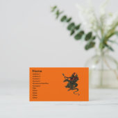 Dragon Business Card Visitenkarte (Stehend Vorderseite)