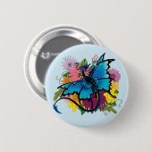 Dragon Butterfly Button (Vorne & Hinten)