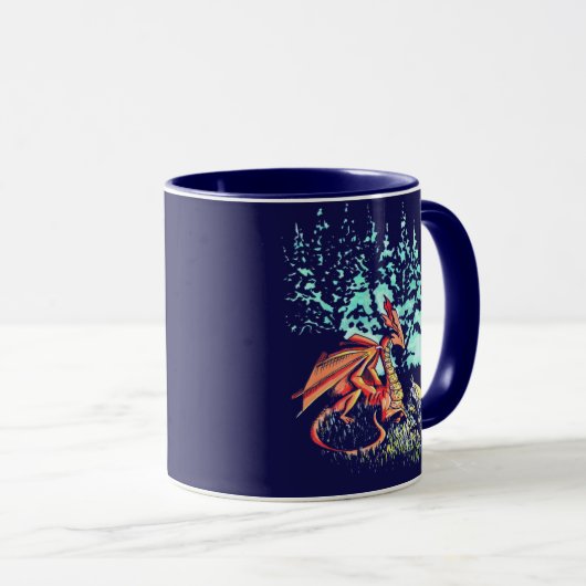 Dragon&Butterfly Tasse (VorderseiteRechts)