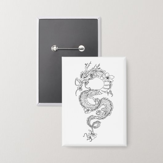 Dragon Button (Vorderseite/Rückseite)