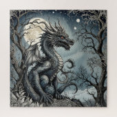 Dragon by Moonlight Puzzle (Vertikal)