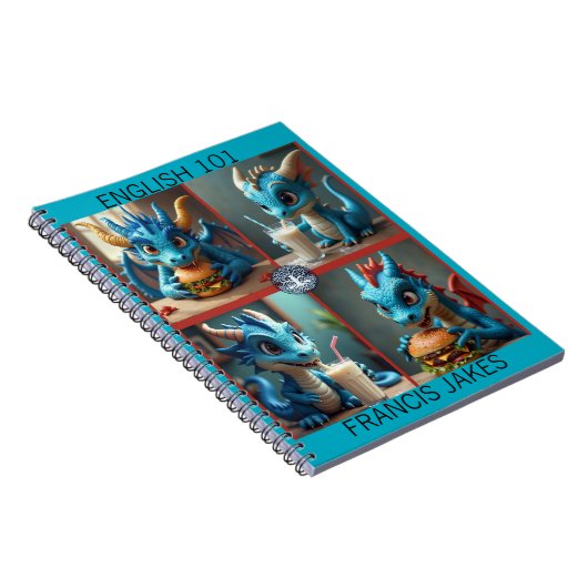 Dragon Cafe Notebook Notizblock (Rechte Seite)