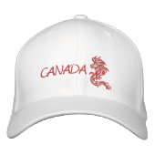 Dragon Canada, Bestickte Kappe (Vorderseite)