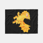 Dragon Cannelloni  Fleecedecke (Vorderseite (Horizontal))