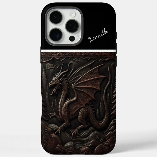 Dragon Carving on Mountain Top Case-Mate iPhone Hülle (Rückseite)