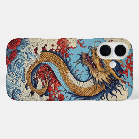 Dragon Case-Mate iPhone Hülle (Rückseite (Horizontal))