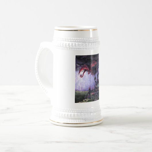 Dragon Castle Bierglas (Vorderseite Links)