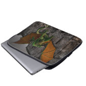 Dragon & Castle Fantasy Kunstwerk Laptopschutzhülle (Vorne Knopf)