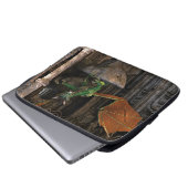 Dragon & Castle Fantasy Kunstwerk Laptopschutzhülle (Vorne Knopf)