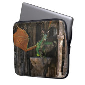 Dragon & Castle Fantasy Kunstwerk Laptopschutzhülle (Vorderseite Links)