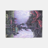 Dragon Castle Fleecedecke (Vorderseite (Horizontal))