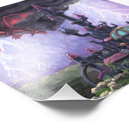 Dragon Castle Fotodruck (Ecke)