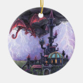 Dragon Castle Keramik Ornament (Vorne)