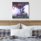 Dragon Castle Leinwanddruck (Insitu (Schlafzimmer))