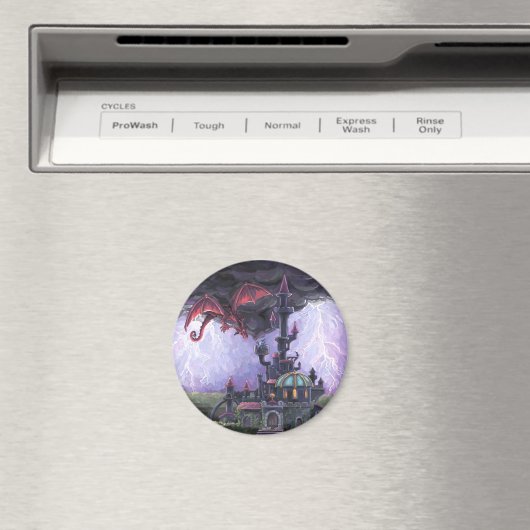 Dragon Castle Magnet (In Situ (Geschirrspüler))