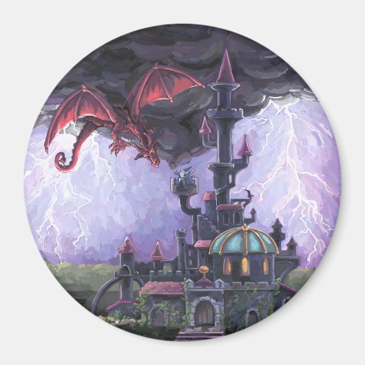 Dragon Castle Magnet (Vorne)