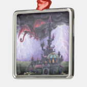Dragon Castle Ornament Aus Metall (Links)