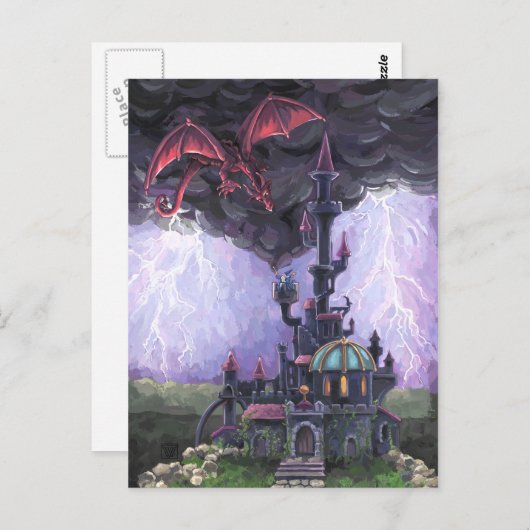 Dragon Castle Postkarte (Vorne/Hinten)
