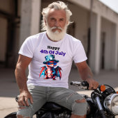 Dragon Celebrating 4th of July T-Shirt