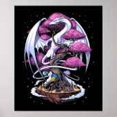 Dragon Cherry Blossom Poster (Vorne)