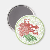 Dragon China Magnet (Vorderseite/Rückseite)