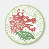Dragon China Magnet (Vorne)