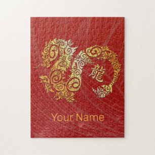 Dragon Chinese Zodiac Horoskop Sternzeichen Puzzle