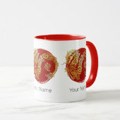 Dragon Chinese Zodiac Horoskop Sternzeichen Tasse (VorderseiteRechts)