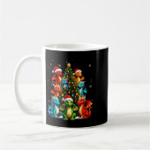 Dragon Christmas Tree Squad Santa Hat Fantasy Myth Kaffeetasse (Links)