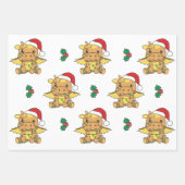 Dragon Christmas Winter Animals Holiday Dragons Geschenkpapier Set (Vorderseite 2)
