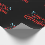 Dragon Christmas Wrapping Paper Geschenkpapier (Ecke)