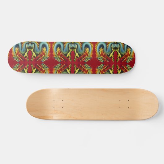 Dragon Circles 7 3/4" Skateboard Deck (Horizontal)
