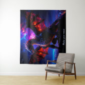 Dragon City 001 Tapestry Wandteppich (Beispiel)