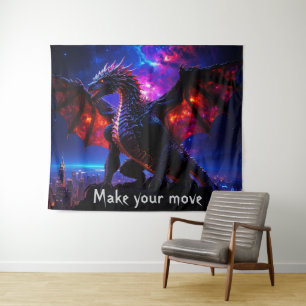 Dragon City 001 Tapestry Wandteppich
