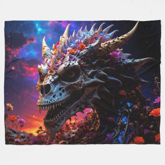 Dragon City 2003 Fleecedecke (Vorderseite (Horizontal))