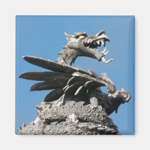 Dragon, City Hall Cardiff, Wales, UK Magnet