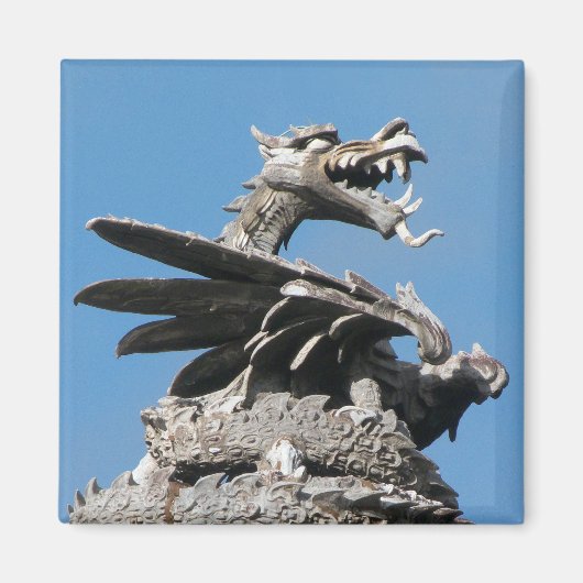 Dragon, City Hall Cardiff, Wales, UK Magnet (Vorne)