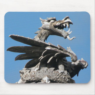 Dragon, City Hall Cardiff, Wales, UK Mousepad