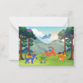 Dragon Classroom Valentines für Kinder Mitteilungskarte (Vorderseite)